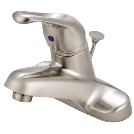 Kingston Brass 4" Centerset Bathroom Faucet, Brushed Nickel KB518B